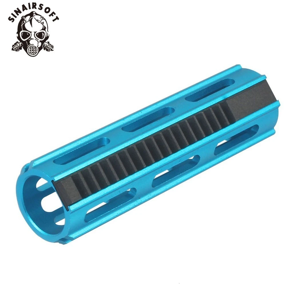 Hot MA Tactical Full Steel 19 Teeth Aluminum Blue Piston For Airsoft AEG R85 SR25 Gearbox Paintball Shooting Hunting Accessories | Спорт и