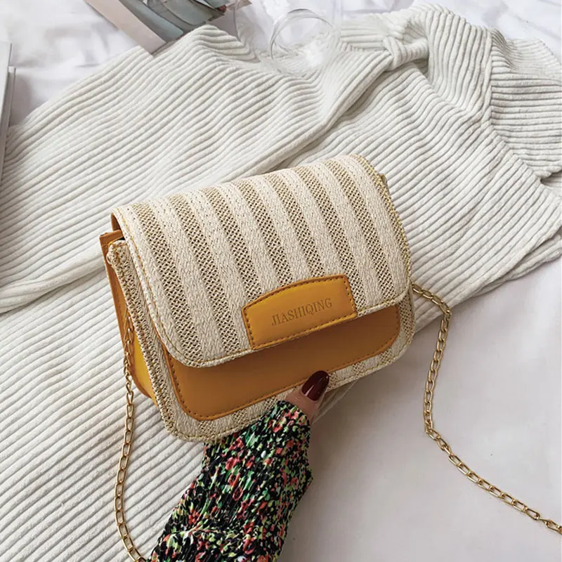 Вязаные маленькие сумочки для женщин 2021 дизайнерская Брендовая женская сумка