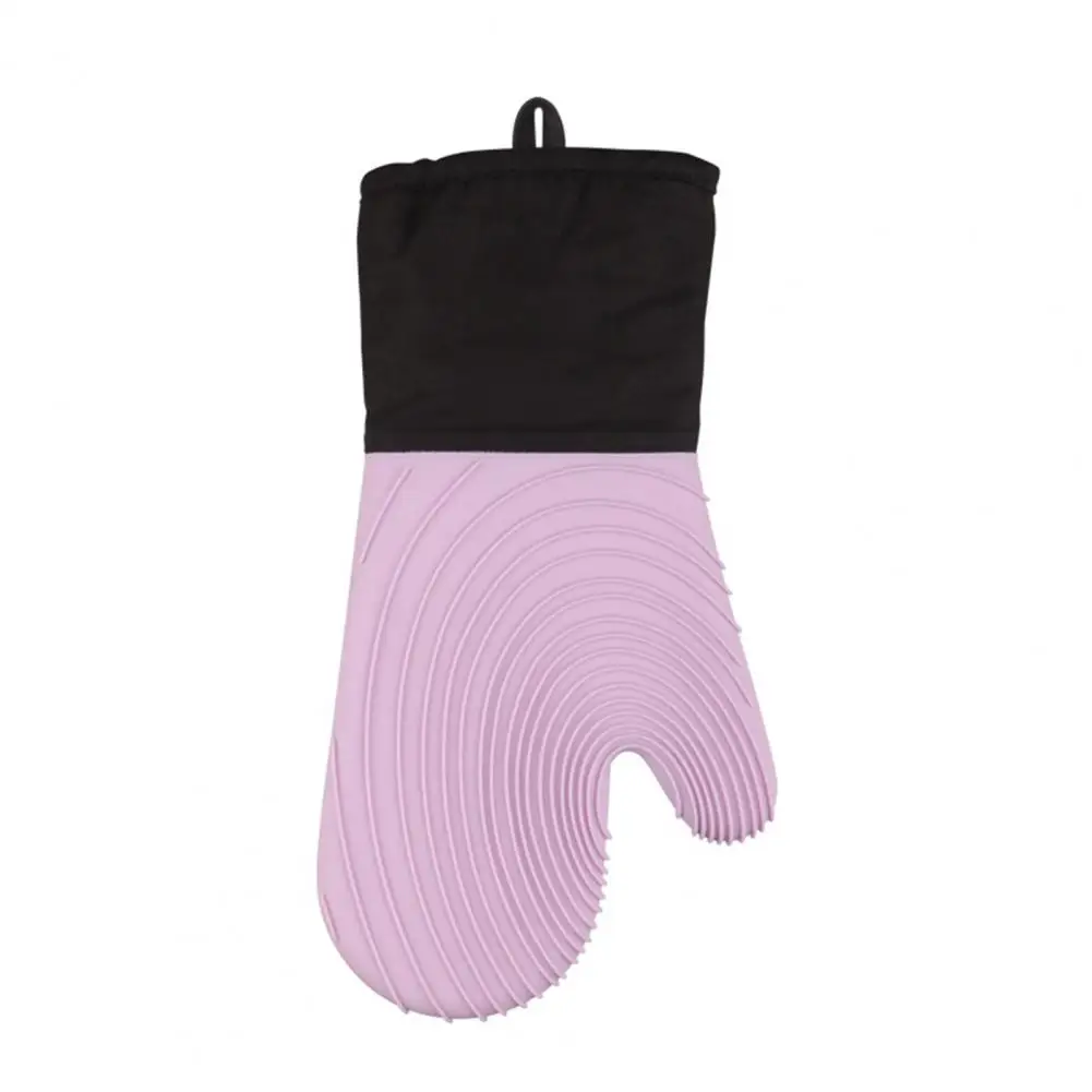 

1Pc High Temperature Heat-Resistant Thickened Microwave Oven Gloves Household Kitchen Plus Cotton Silicone Baking Gloves