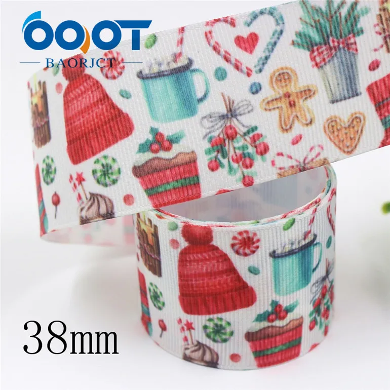 I-19809-1867 OOOT BAORJCT I-19809-1862, 38 мм 10 ярдов мультфильм термотрансферные печатные корсажные ленты, ленты ремесла, лук крышка DIY аксессуары - Цвет: I-19809-1867