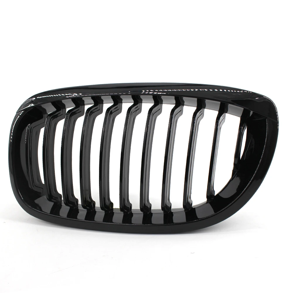 Передняя решетка бампера для BMW 03-05 E46 черная блестящая двойная планка аксессуары