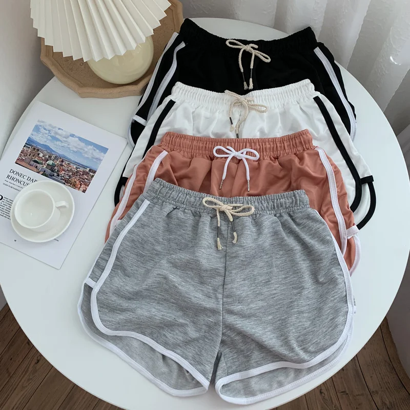 Настоящий корейский стиль ощущение дизайна нерегулярные широкие шорты Rac |