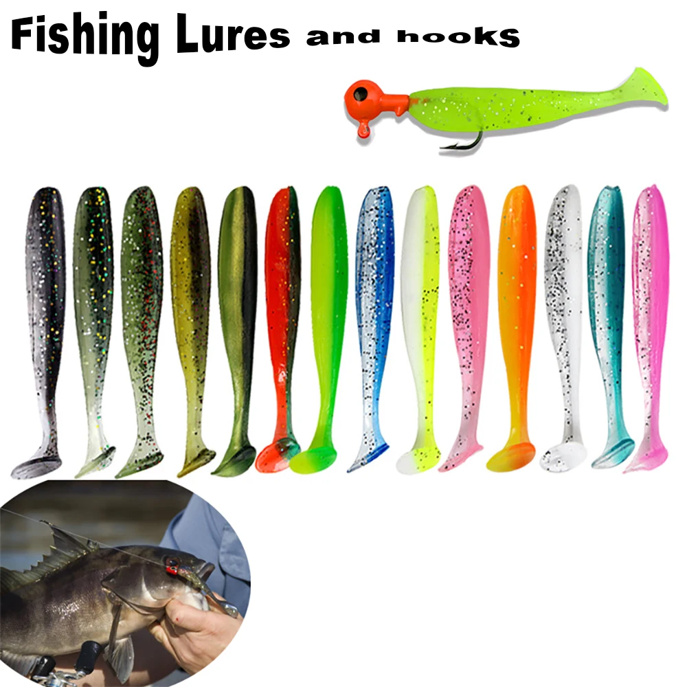 

Fishing Soft Lure Jig Head Hook 3D Eyes Bait Swimbait Crankbait DIY Artificial GRUB Minnow Frog Carp Baits Fish Tackle Pesca