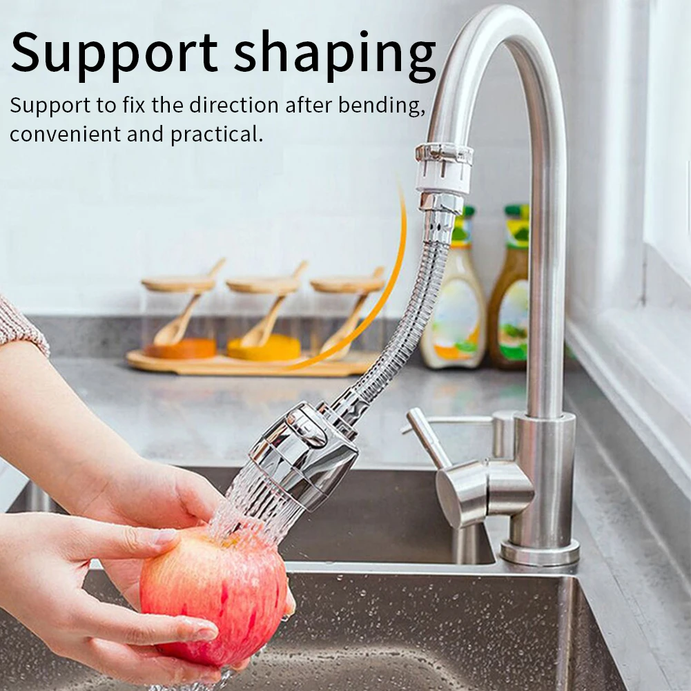 

Diffuser Sprayer Head 360 Degree Rotatable Universal Bubbler Sink Tap Long 2 Modes Kitchen Faucet Aerator Anti-splash