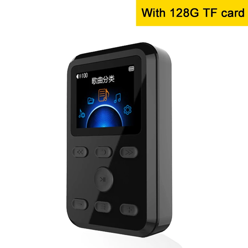 With 128G TF card ZIKU HD-X10 Pro HIFI DSD профессиональный MP3 музыкальный плеер DAP DAC CS4398 ATJ2167 поддержка усилителя для наушников Поддержка DSD256 HD-X9 - Цвет: With 128G TF card