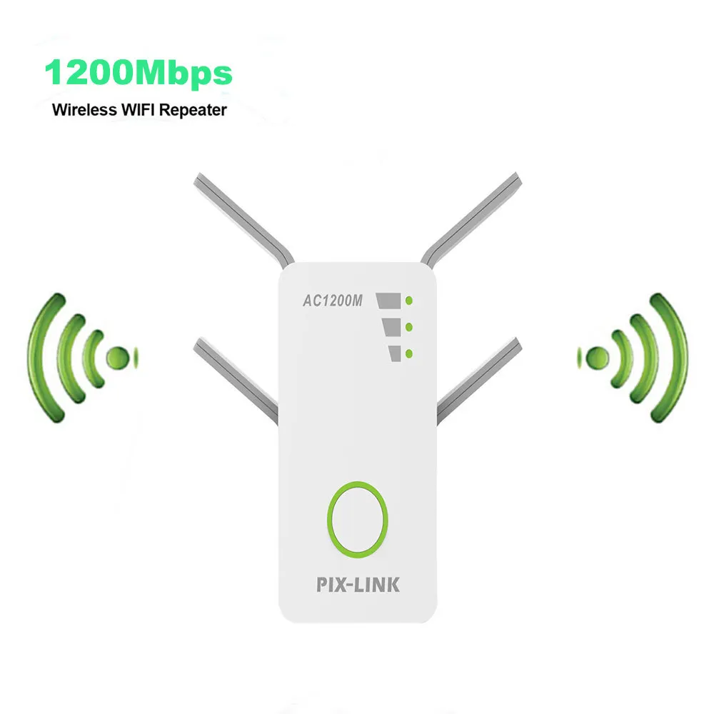 Беспроводной Wi-Fi ретранслятор 300/1200 Мбит/с двухдиапазонный 2,4/5G 4-антенны Wi-Fi расширитель диапазона Wi-Fi ретранслятор Беспроводной Wi-Fi роутер