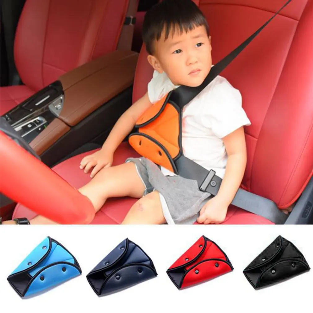 

Universal Car Safe Seat Belt Cover Soft Adjustable Triangle Safety Seat Belt Pad Clips Protection for Baby Child Belts
