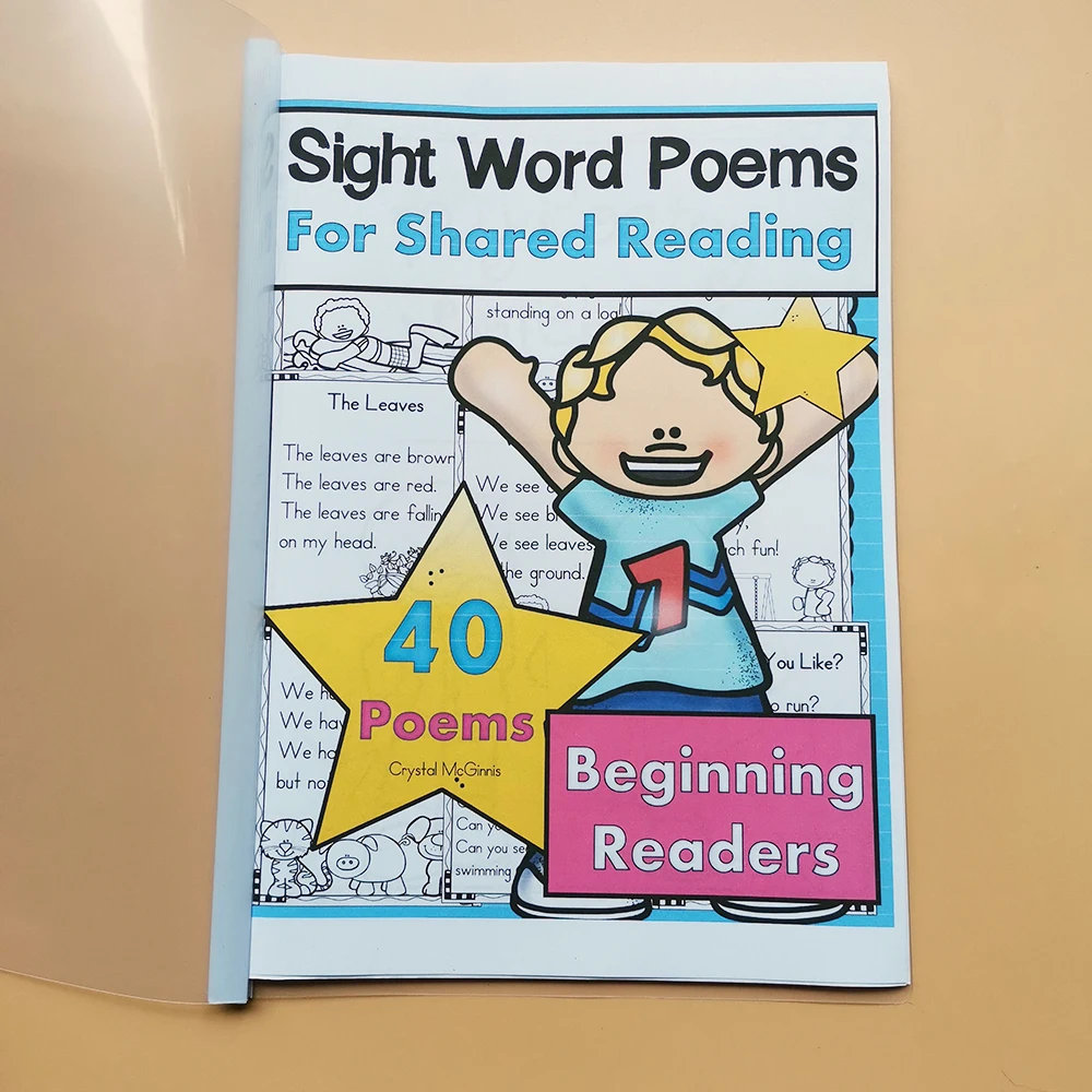 42 страницы Монтессори обучающая английская игрушка английские книги для детей