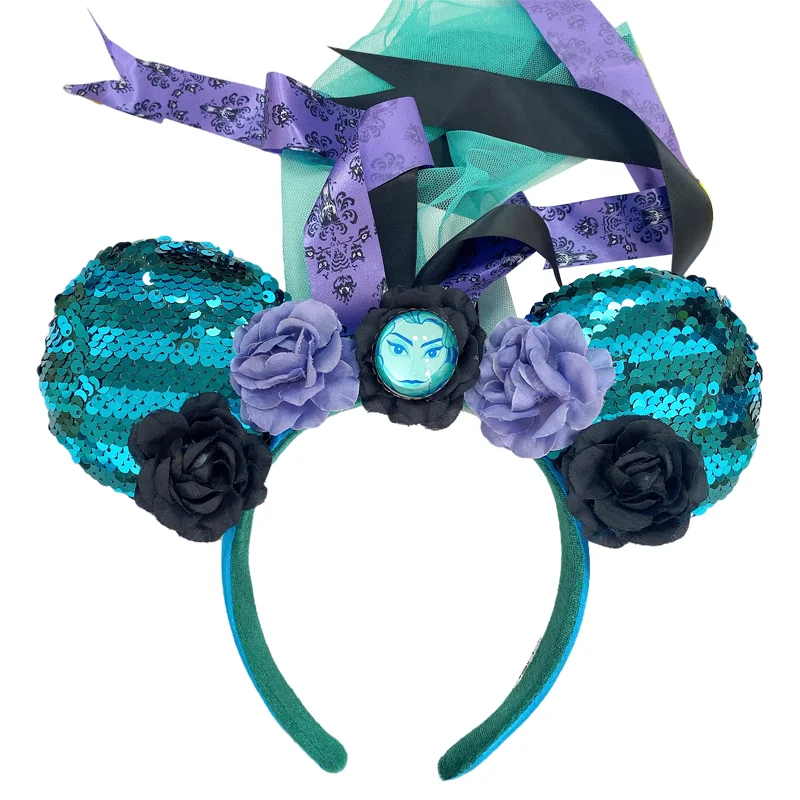Повязка на голову Минни-Маус Disney уши Костюм Русалки с блестящими бантами