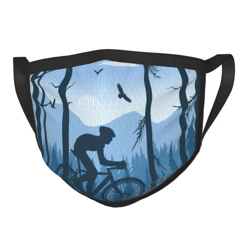 

Маска для горного велосипеда многоразовая унисекс, респиратор для защиты рта, для взрослых, для езды на велосипеде