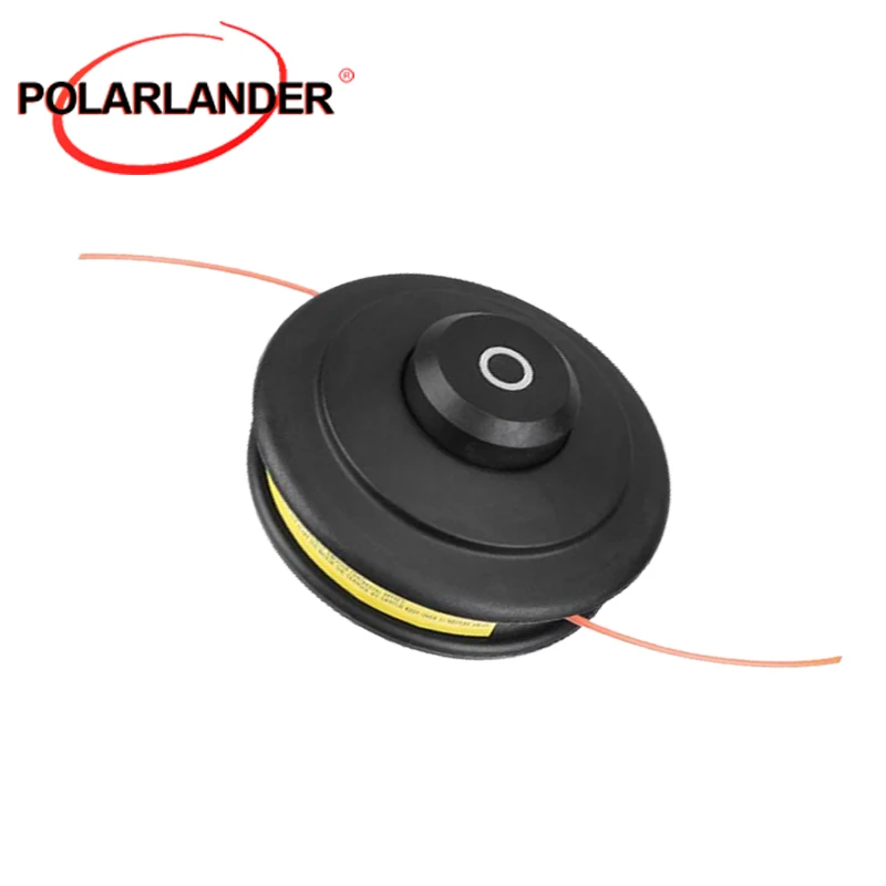 

Plastic Lawn Mower Nylon Rope Fittings With 2 Orange Grass Nylon Ropes Round Hardened Plastic RelatFitting Cord Black