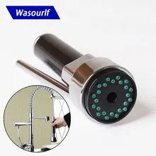 WASOURLF Faucet Sprayer Kitchen Faucet Nozzle with Switch Shower Head Chrome Tap Pull Out Replacement Faucet Aerator Accessories