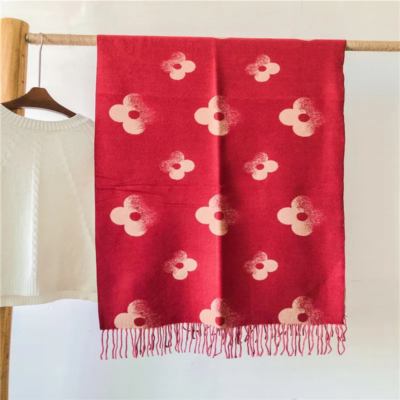 Новинка осенне-зимняя теплая шаль женская модель 2019 года женский шарф с двумя