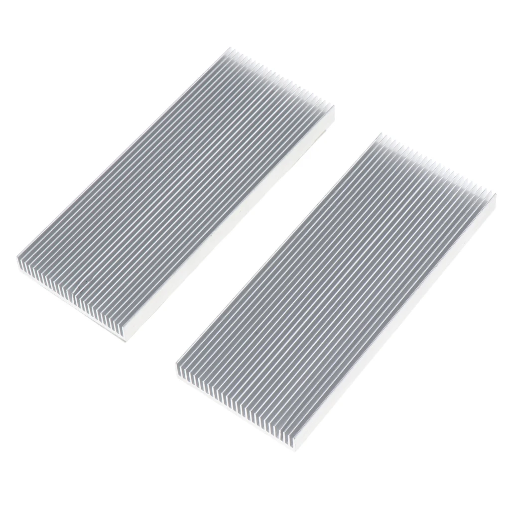 2 шт. алюминиевый радиатор процессора охлаждающий плавник RAM кулер вентилятор