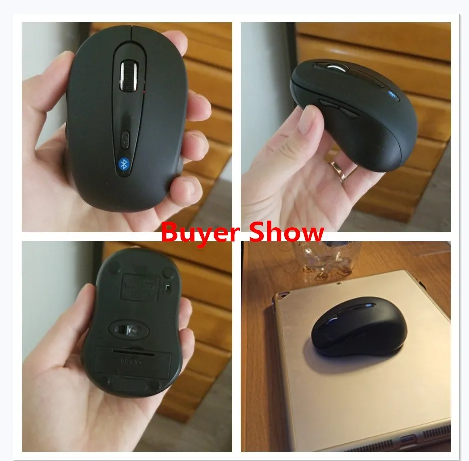 Мини геймерская Беспроводная оптическая мышь Регулируемая DPI/IPC для планшета