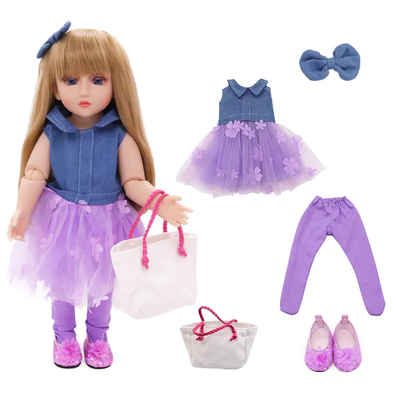 5 предметов в комплекте кукольные аксессуары модное милое платье принцессы +
