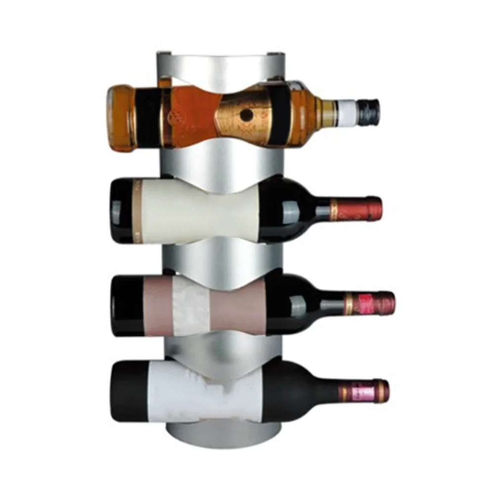 

Bottle Holder Wall Hanging Wine Rack Stainless Steel Dining Room Stand Decoration Anti-fall Home Bar Suspension Practical