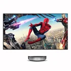 Высококачественный 100 дюймовый ALR окружасветильник отклоняющий CLR PET Черный кристаллический экран для проектора UST Ultra Короткий бросок