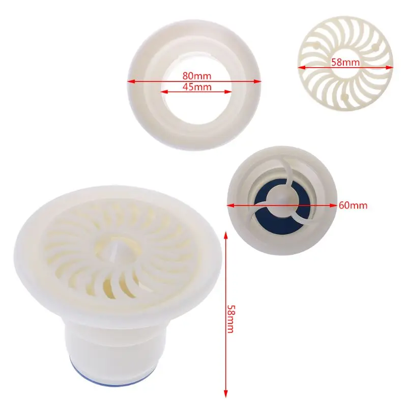 

Floor Drain Deodorant Valve Odor-resistant Drain Stopper Hair Catcher Filter Strainer