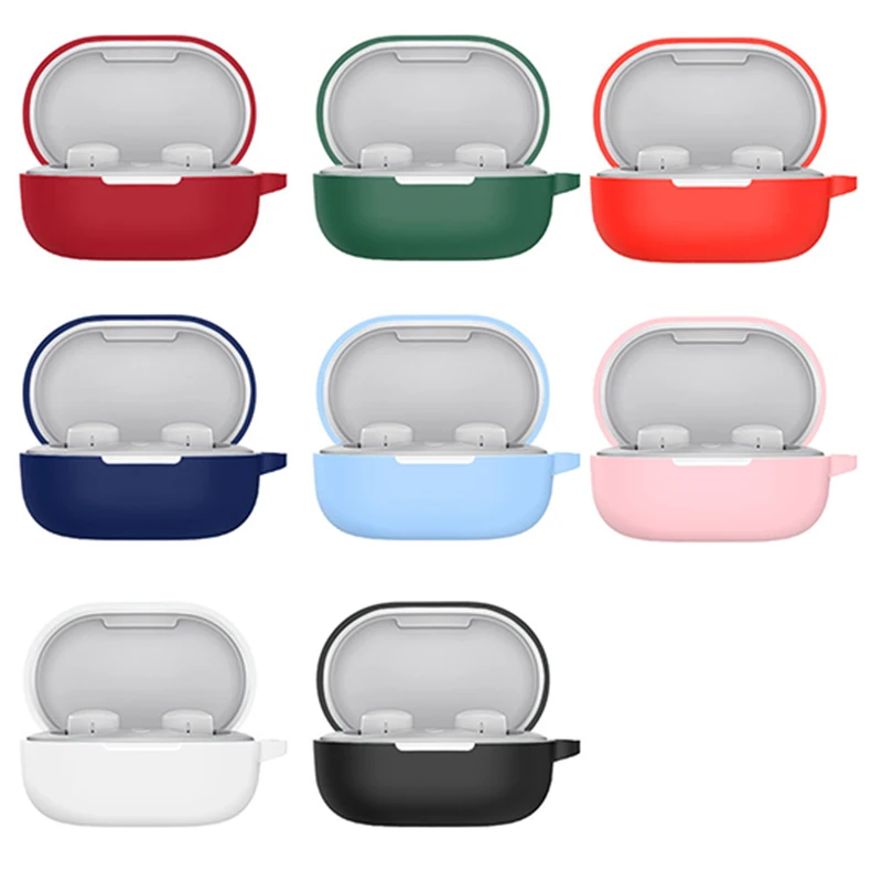 

New Anti-fall Silicone Headset Protective Cover Case For Xiaomi Redmi Airdots 3 TWS Earphone Protective Shell Headphone Cover