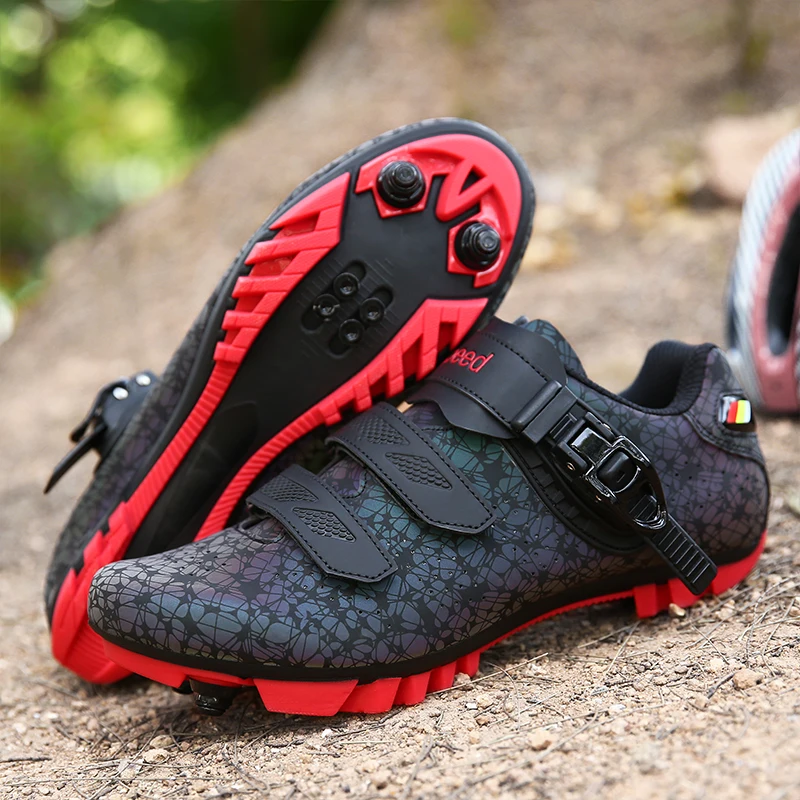 

Self-Locking Cycling Shoes Sapatilha Ciclismo Mtb Mountain Bike Men Athletic Racing Ultralight Breathable Wear-resisting Sneaker