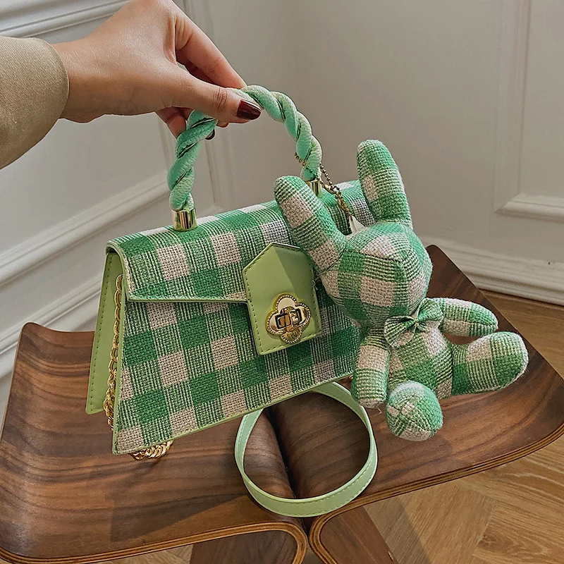 Популярная новинка Модная Портативная сумка для кукол с поворотным цветком