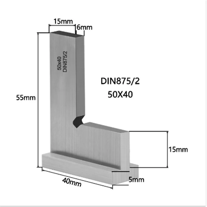 90 degree right angle ruler wide seat flat measuring tool level 2 base widening knife edge 1pc | Инструменты