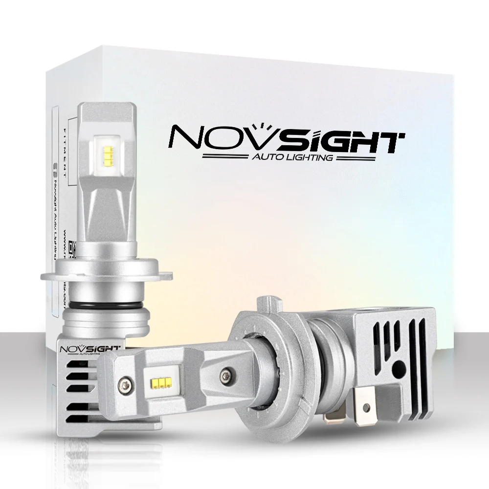 Novsight H7 H4 H3 H1 Светодиодные Автомобильные фары 6000K 10000lm Пара Автомобильные H11 9005 9006 HB2 Hi/lo луч авто фары лампы