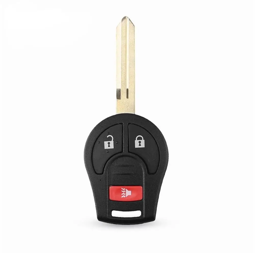 Чехол для автомобильного пульта дистанционного управления 2 + 1/3 кнопок черный