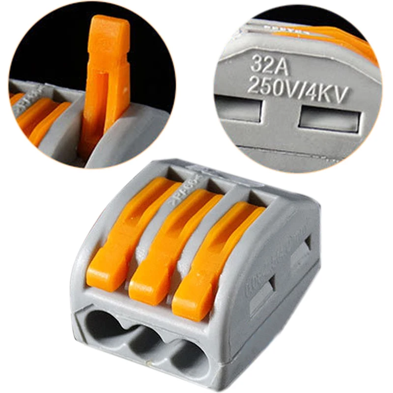 100 шт./лот МИНИАТЮРНЫЙ быстрый Универсальный Компактный проводной автомобильный