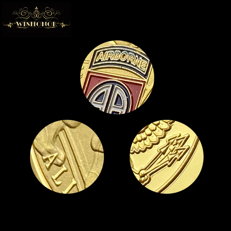 Новинка 2017 года продукты американская монета 82nd переносимых воздухом Отделом