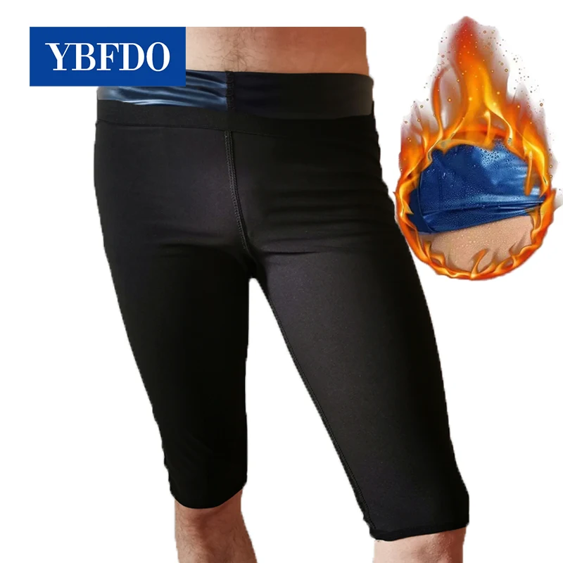 

YBFDO Shapewear Waist Tight-fitting for Men Fat Burning Sauna Sweating pants Gym Fitness Hot Thermo Body Shapers