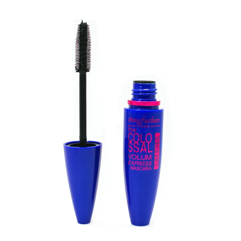 1pcs Mascara Volume Express COLOSSAL with Collagen Cosmetic Extension Long Curling Waterproof Eyelash Black 3D fiber |