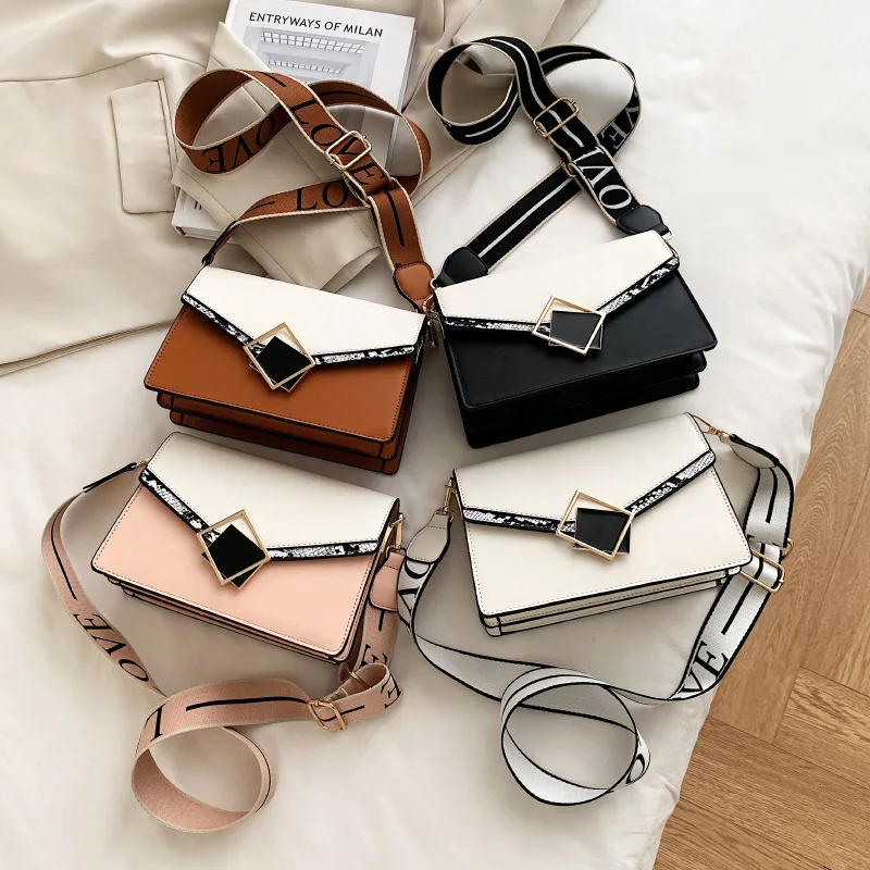 

2021 New Fashion Luxury Ladies Small Square Bag Designer Series Classic High-quality Shoulder Bag Solid Color Women's Handbag