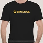 Мужская футболка Binance с коротким рукавом, криптовалюта, Приталенная футболка, Топ