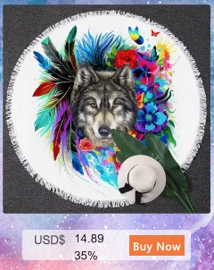 Blesslive цветочный Boho Wolf пододеяльник набор Прохладный дикая природа постельное белье королева для взрослых Яркая Радуга цветок цветы покрывало