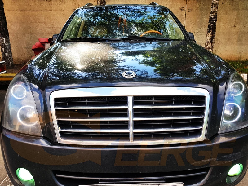 Для Ssangyong Rexton 2006 2007 2008 2009 2010 2011 2012 отличные ультра яркие CCFL ангельские глазки Halo