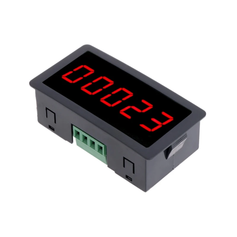 

0-99999 Red LED Digital Counter DC 12-24V 5 Digit 0.56" Mini LED Panel Counter Meter