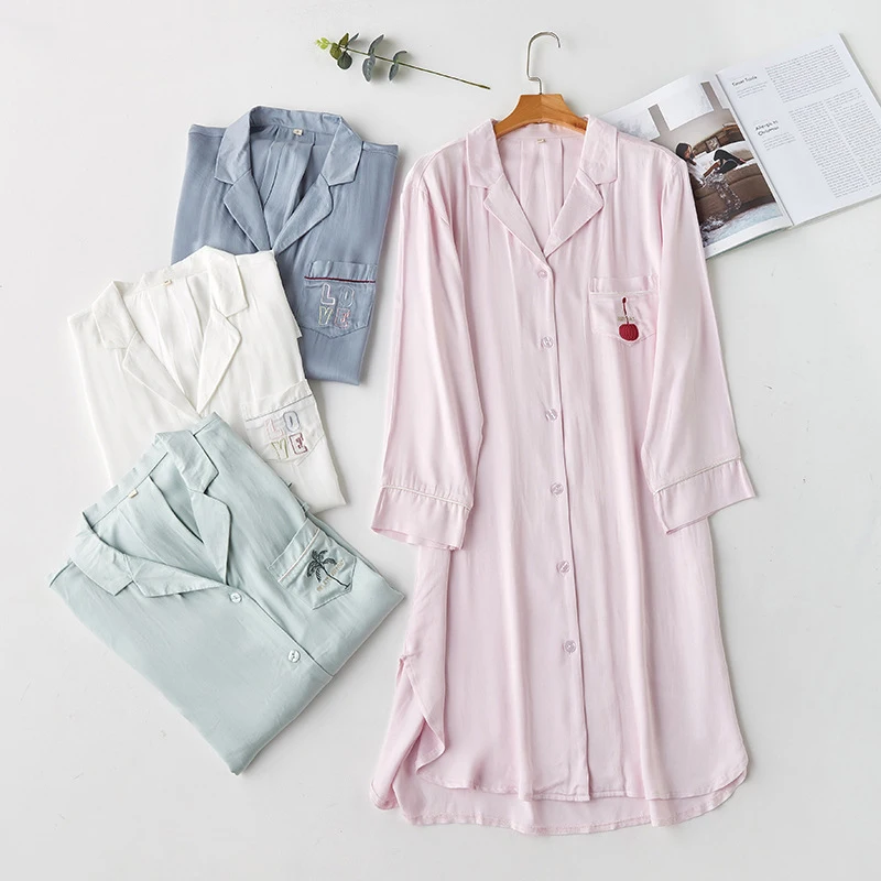 

Summer New Women's Sleepwear Female Sexy Spaghetti Strap Nightgown Rayon Nightdress Short Dress Gown women nightwear