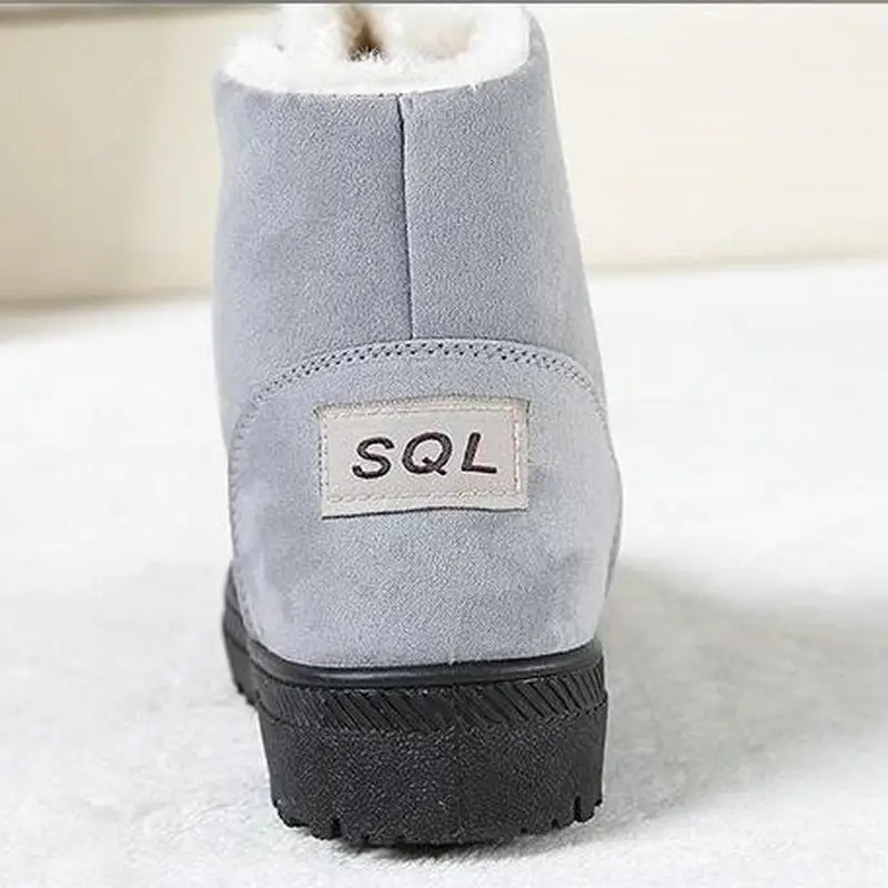 Женские ботинки большие размеры 44 зимние женские зимняя обувь Ботинки на каблуке