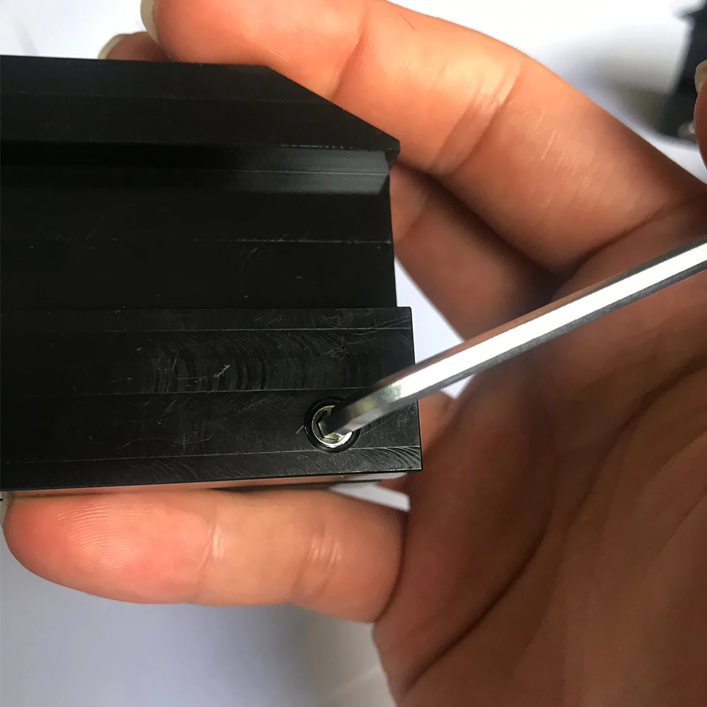 Новинка 4 шт. черная подъемная площадка с болтами алюминиевый Напольный домкрат