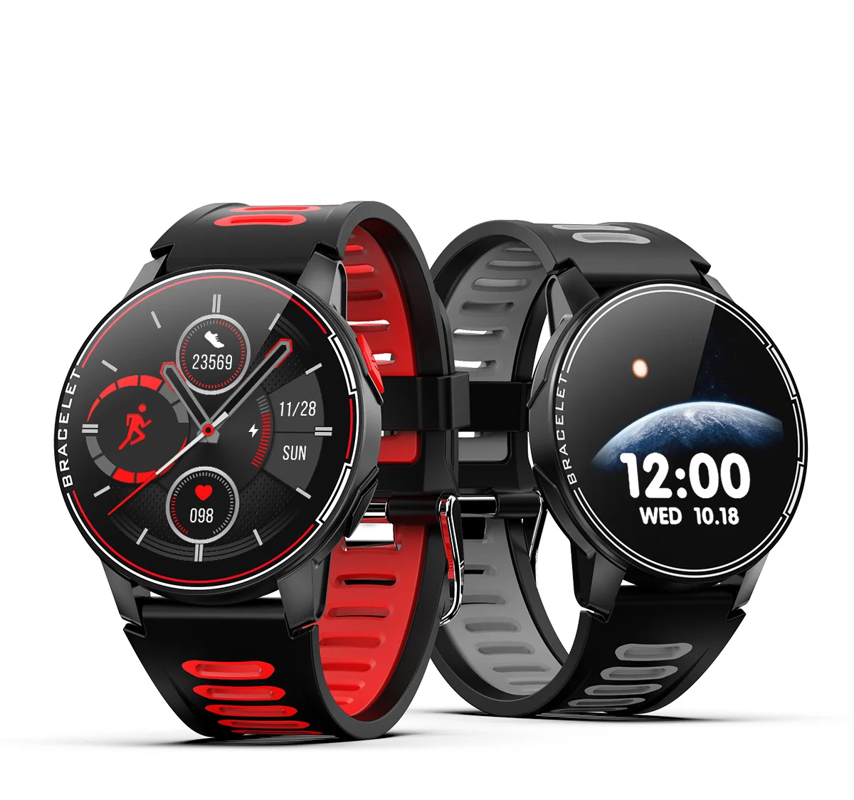 

The new smart men and women watch IP68 waterproof full touch Smartwatch fitnesstracker heart rate monitoring SmartClockwristband