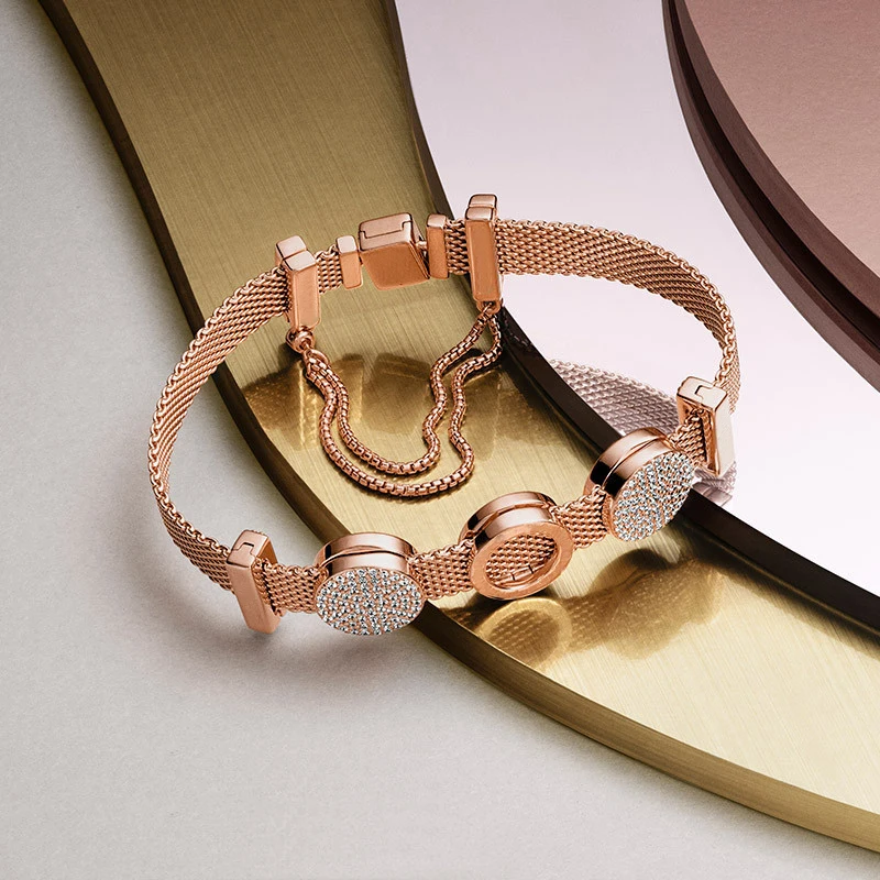 Набор браслетов из серебра s925 браслет сделай сам с шармами подходит для