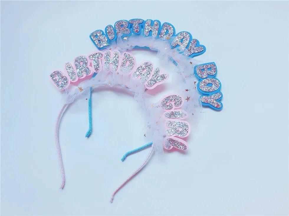 1 шт. модные милые блестящие повязки для волос на день рождения девочек палочки