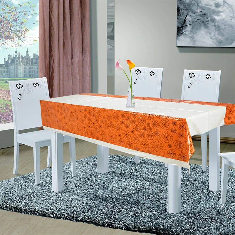 1pc 110*180cm Halloween Party Decor Disposable Tablecloth Table Cloth For Kitchen Decorative Dining Cover Home Decoration | Дом и сад