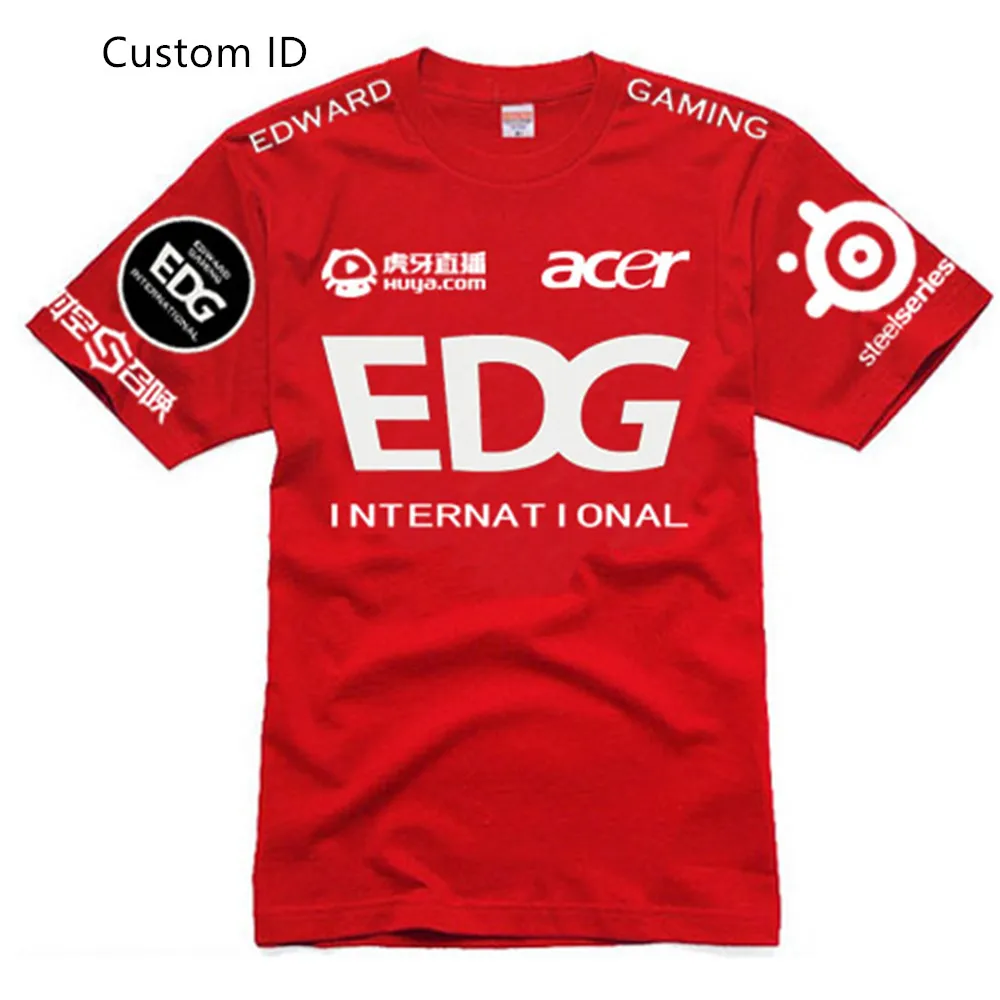 

ESports Fnatic T-shirt game lol csgo dota 2 pro player custom ID t-shirt men's and women's fashion printed casual T-shirt