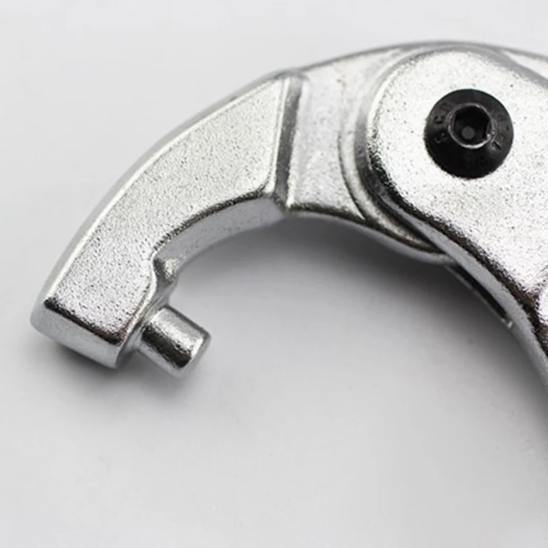 

Adjustable Hook Wrench C Spanner Tool Chrome Vanadium 19-51mm with Scale Stainless Steel Key Hand Tools for Nuts Bolts