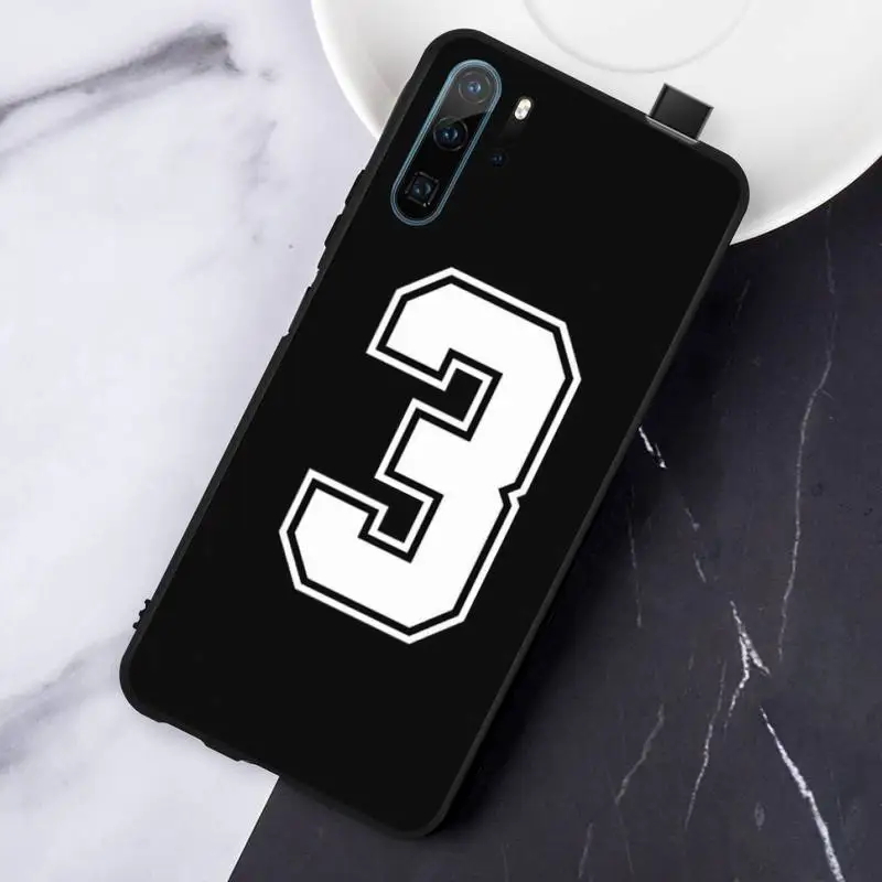 

Football Lucky number Phone Case For Huawei honor Mate P 10 20 30 40 Pro 10i 9 10 20 8 x Lite
