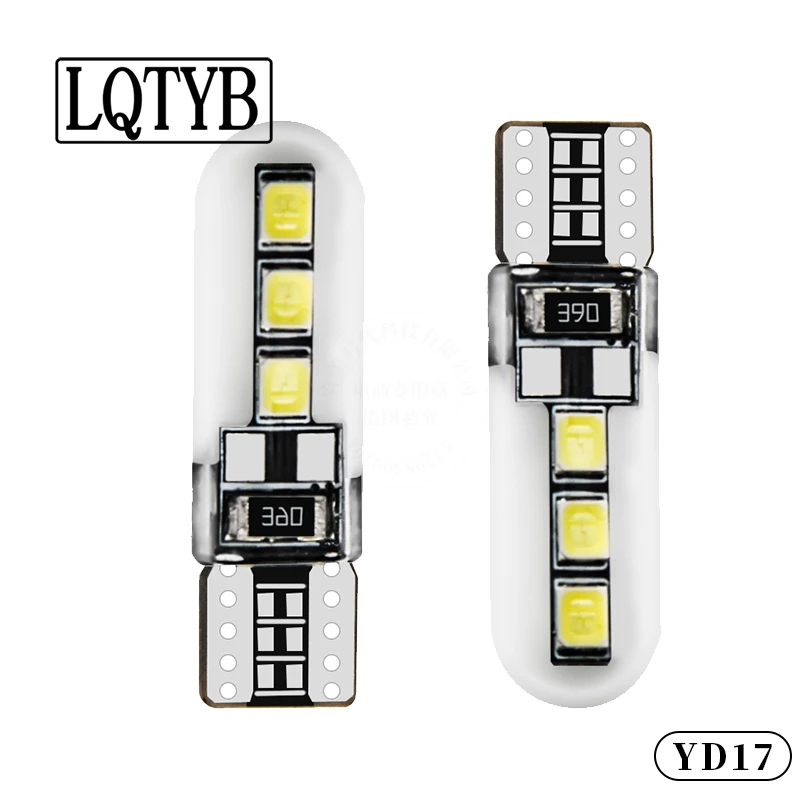 

5 шт., автомобисветодиодный светодиодные ламсветильник T10 2835 6SMD