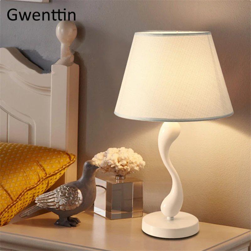 Современная настольная лампа для спальни учебы прикроватная тумбочка гостиной